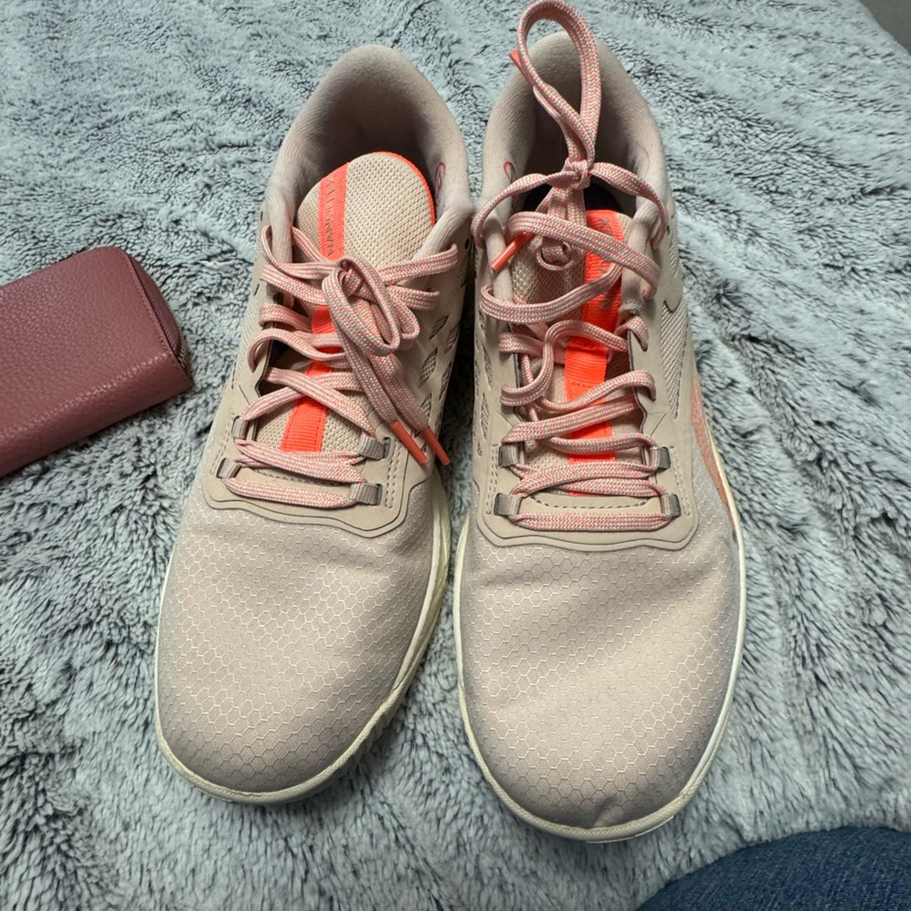 Women's Pink and Orange Athletic Shoes